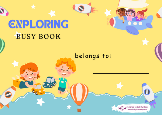 Exploring Busy Book, Baby Funtasy Quiet Book, Cover Page